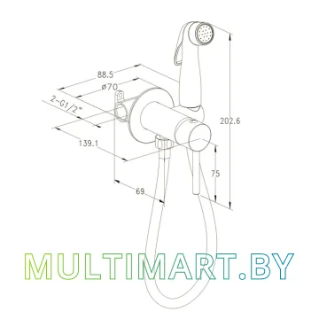 Смеситель Milardo Tidy 001WTR0M08 картинка 6